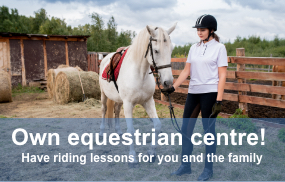 Own equestrian centre!